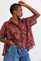 🫦 NEW 🫦 - Swing shirt - wine 🍷