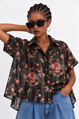 🫦 NEW 🫦 - Swing shirt - bouquet 💐
