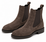 🍁 Autumn/Winter 2026/27 - The Italian Edit 🇮🇹 - Chelsea Boots - Brown Suede 👉🏻SAMPLE👈🏻 38, 39 , 40