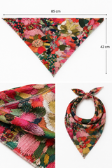 Timeless Triangle scarf- floral