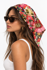 Timeless Triangle scarf- floral