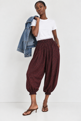 🍁 Autumn/Winter 2026/27- Balloon Boho Pants- אם את בגובה עד 1.65 אלו המכנסיים בשבילך- Burgandy
