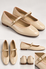 🍁 Autumn/Winter 2026/27 - The Italian Edit 🇮🇹- 👉🏻SAMPLE👈🏻 - Glossy flat Mary Jane- Size 37