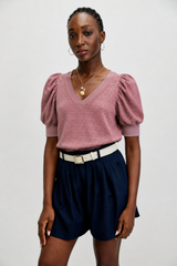 🍰 SUMMER 2026 - V Eye T shirt - Blush 🩰