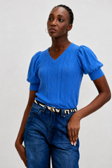 🍰 SUMMER 2026 - V Eye T shirt - Royal