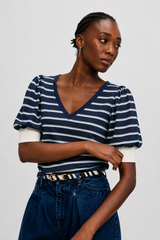 🍰 SUMMER 2026 - V Eye T shirt - Elegant Blue