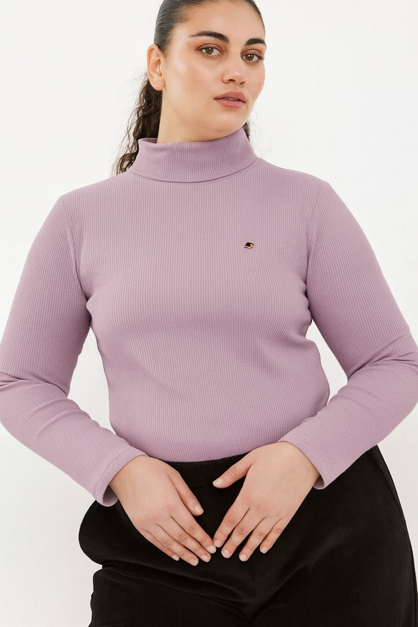 🧦 AUTUMN/WINTER 2025/2026 -  Turtle neck jumper -  Lavender
