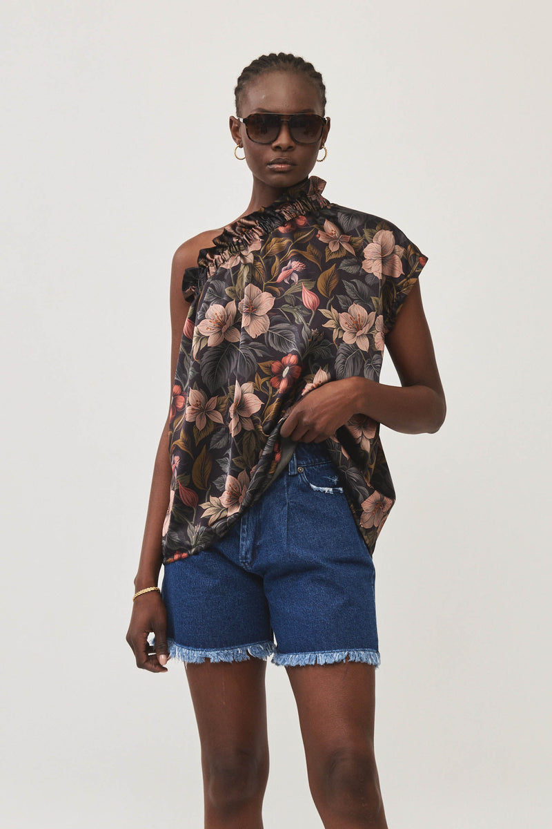 ⛵️Spring/Summer 2025 - Phili - one shoulder -One Shoulder top -  Fantastic Flowers