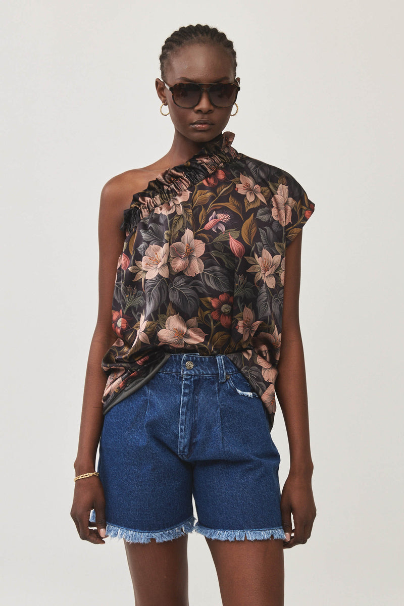 ⛵️Spring/Summer 2025 - Phili - one shoulder -One Shoulder top -  Fantastic Flowers