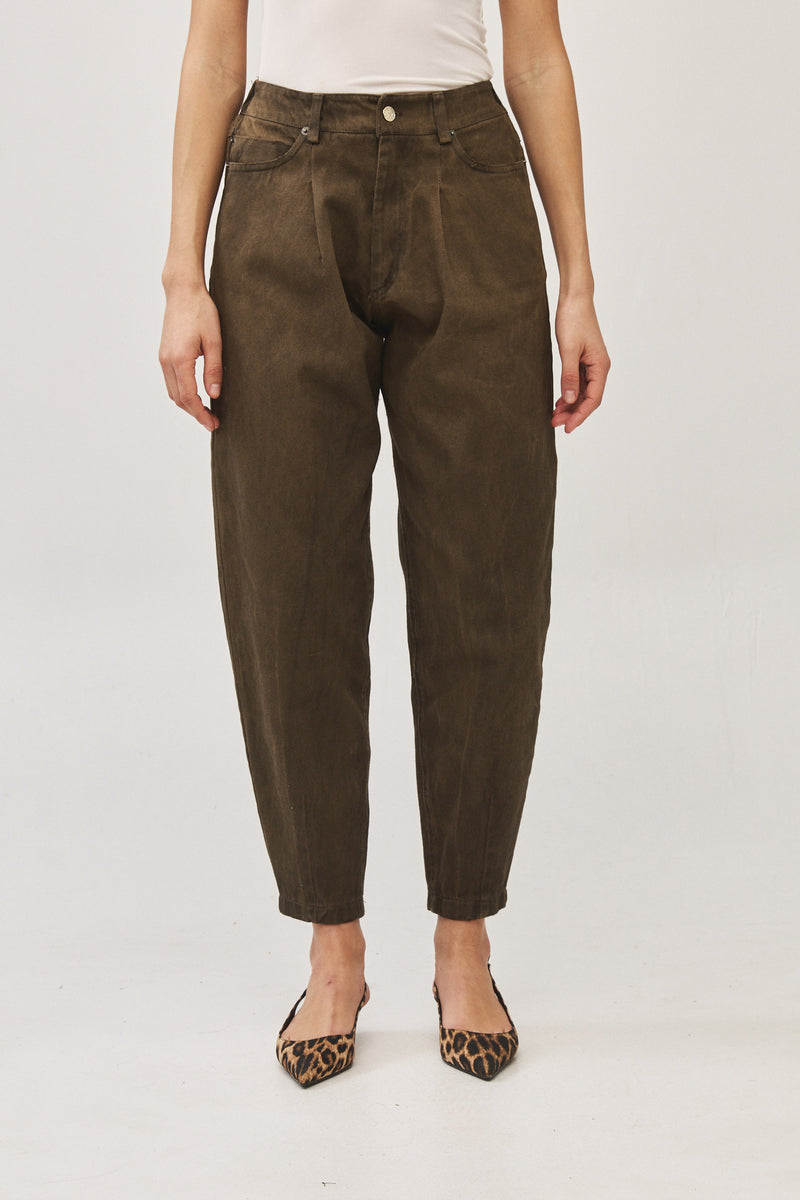 ⛵️Spring/Summer 2025 - Our interpretation for Mom jeans - Brown
