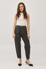 ⛵️Spring/Summer 2025 - Our interpretation for Mom jeans - Dark Washed Grey