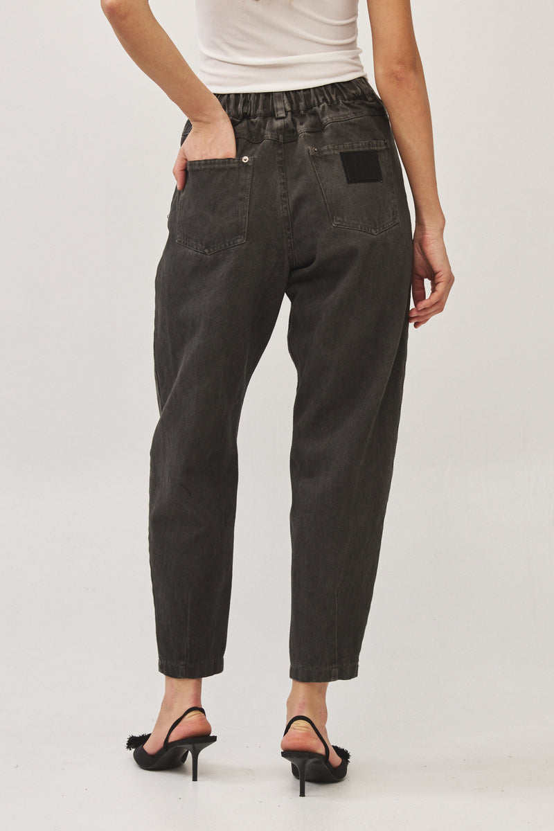 ⛵️Spring/Summer 2025 - Our interpretation for Mom jeans - Dark Washed Grey