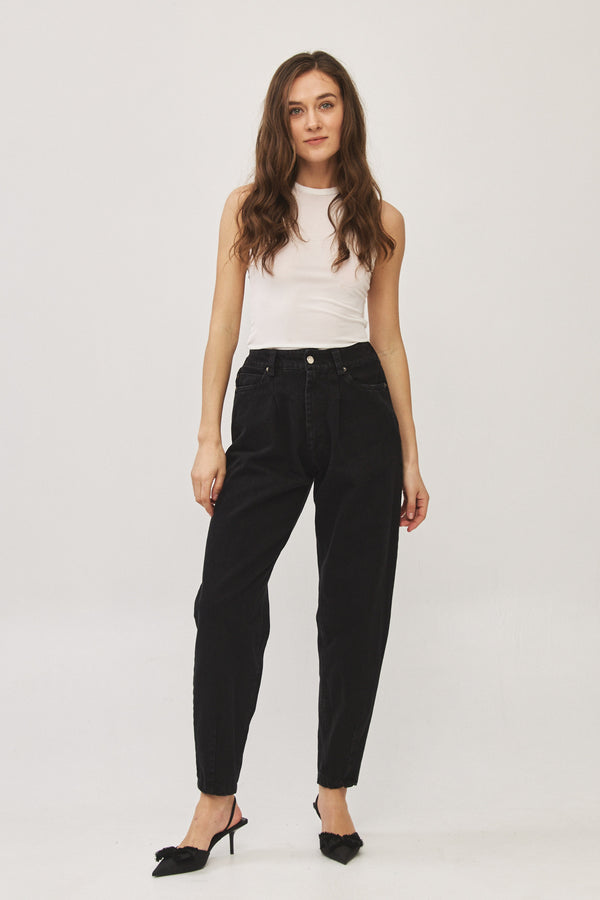 ⛵️Spring/Summer 2025 - Our interpretation for Mom jeans - Dark Black
