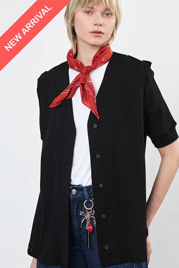 ⛵️Spring/Summer 2025 - Baseball ⚾️ Shirt - Black Touch