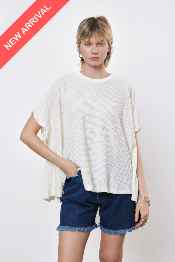 ⛵️Spring/Summer 2025 - Solar T - Textured White