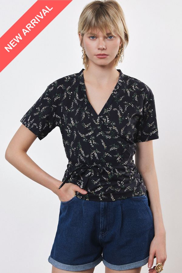 ⛵️Spring / Summer - Lea blouse - Night Garden 🪴 🌜🌗