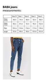 🧵🪡 Sample 🧵🪡- Baba jeans - Classic Blue