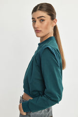 ❄️Winter 2023/2024- Cropped Sweatshirt - Green