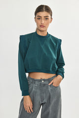 ❄️Winter 2023/2024- Cropped Sweatshirt - Green