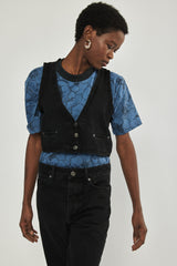 🌼  Summer 2023 - Upgrade Vest - Black denim