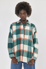 ❄️Winter 2023/2024 - Klips -shirt - Flannel in a neutral checked pattern - colorful