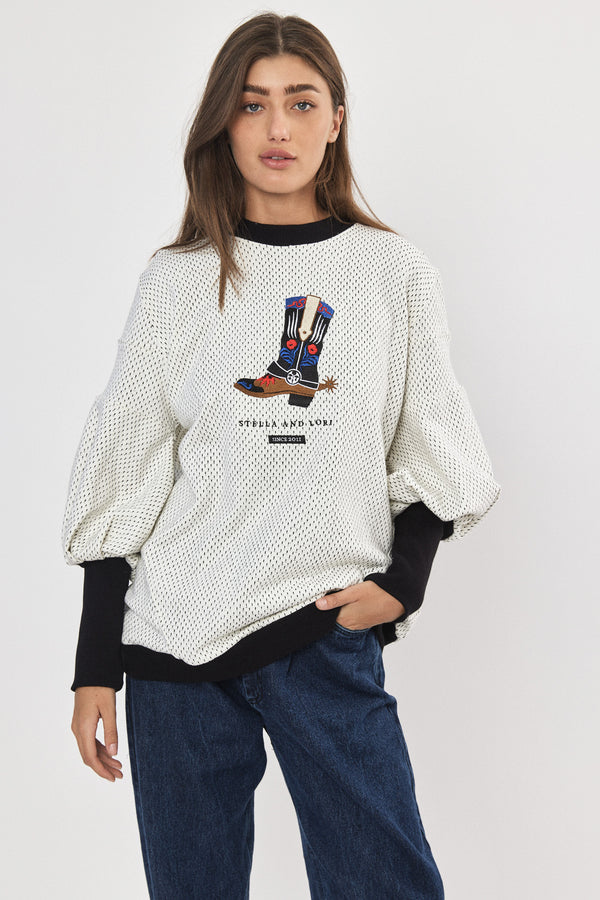 ❄️Winter 2023/2024 - The Lot Sweatshirt - Black rain