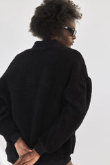 🪡🧵Sample🪡🧵-
 - The Jacob Sweatshirt - Black Curly hair