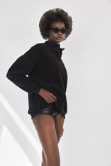 🪡🧵Sample🪡🧵-
 - The Jacob Sweatshirt - Black Curly hair