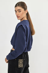 ❄️Winter 2023/2024- Cropped Sweatshirt - Blue