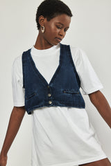 🌼  Summer 2023 - Upgrade Vest - Blue denim