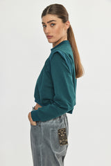 ❄️Winter 2023/2024- Cropped Sweatshirt - Green