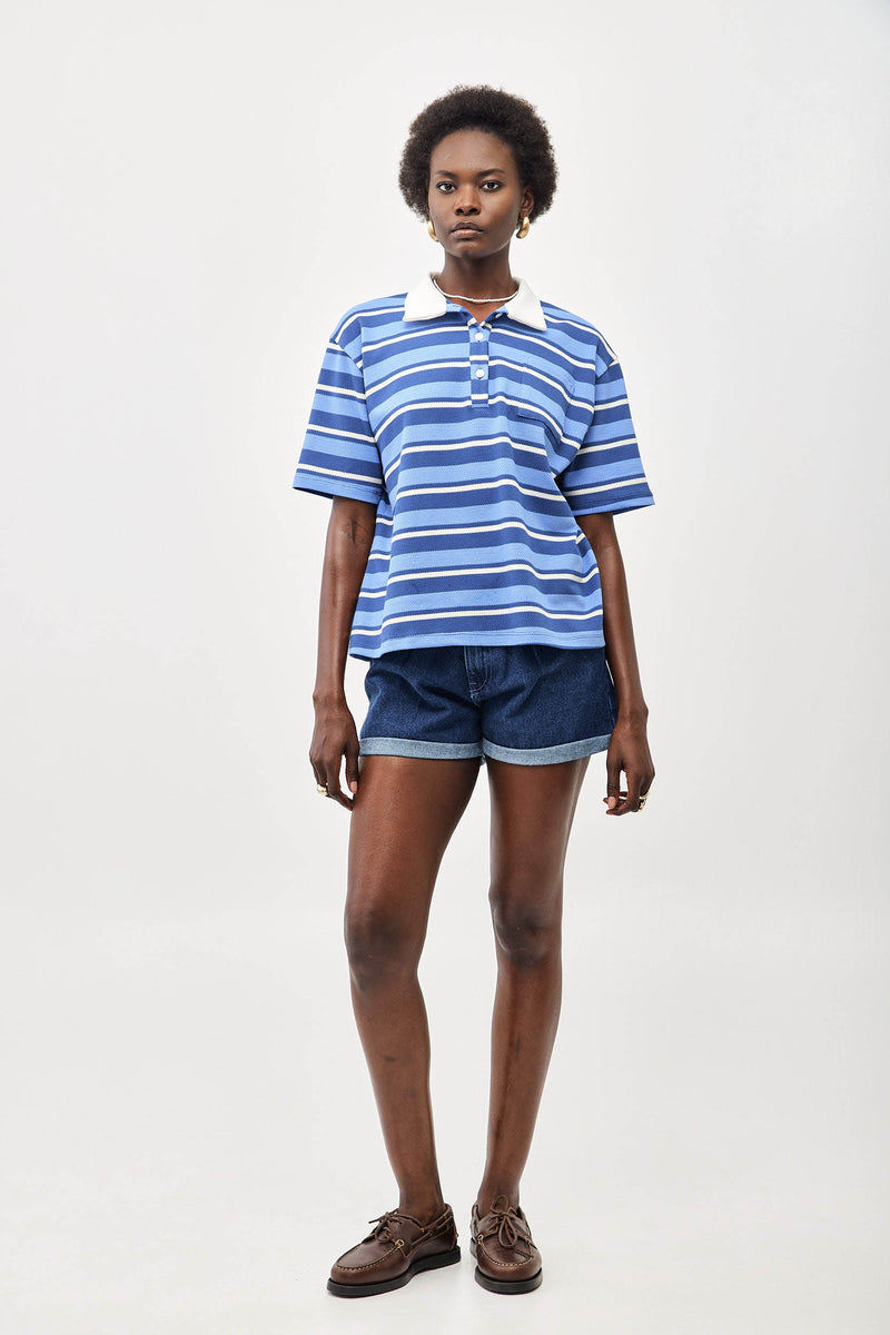 ⛵️Spring/Summer 2025 - Our Rugby Shirt- Blue Ocean 🏄🏾‍♂️