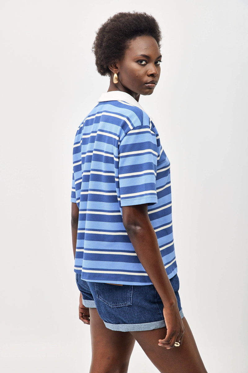 ⛵️Spring/Summer 2025 - Our Rugby Shirt- Blue Ocean 🏄🏾‍♂️