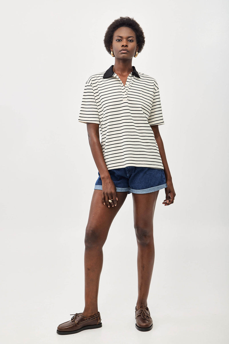 ⛵️Spring/Summer 2025  - Our Rugby Shirt-  B&W