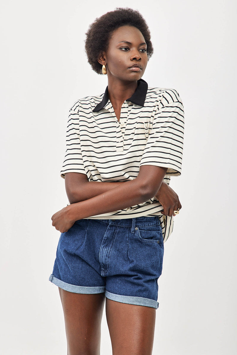 ⛵️Spring/Summer 2025  - Our Rugby Shirt-  B&W
