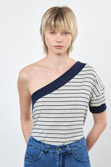 ⛵️Spring/Summer 2025 - Theo - one shoulder- asymmetric T-Shirt- Sailor ⚓👩🏻‍✈️