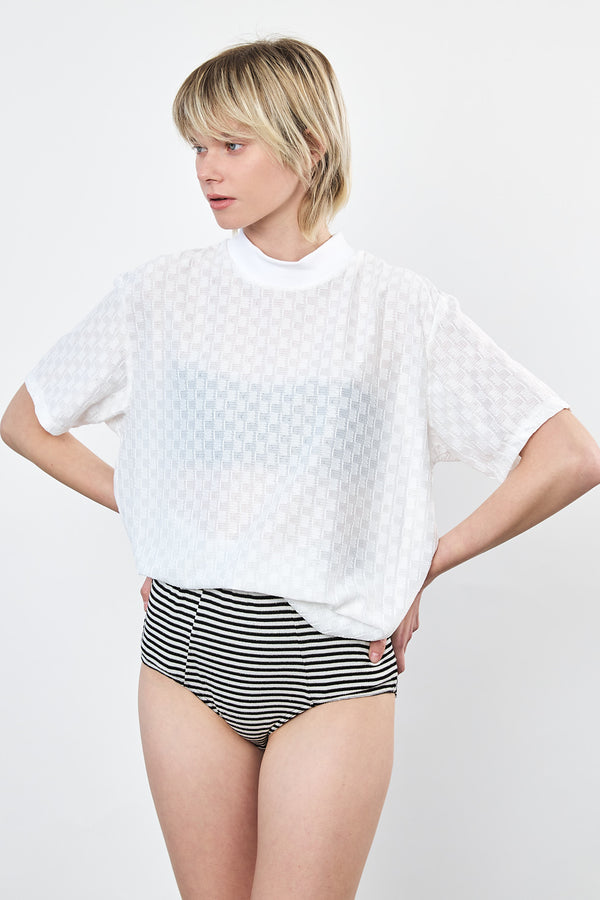⛵️Spring/Summer 2024 - Sticker T - Vintage White squares