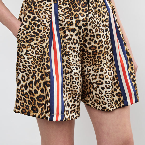 ★2025SS新作★THEAIRTOWN★floor leo shorts Fairtex Muay Thai Shorts - BS1709 Leopard - Fairtex Global