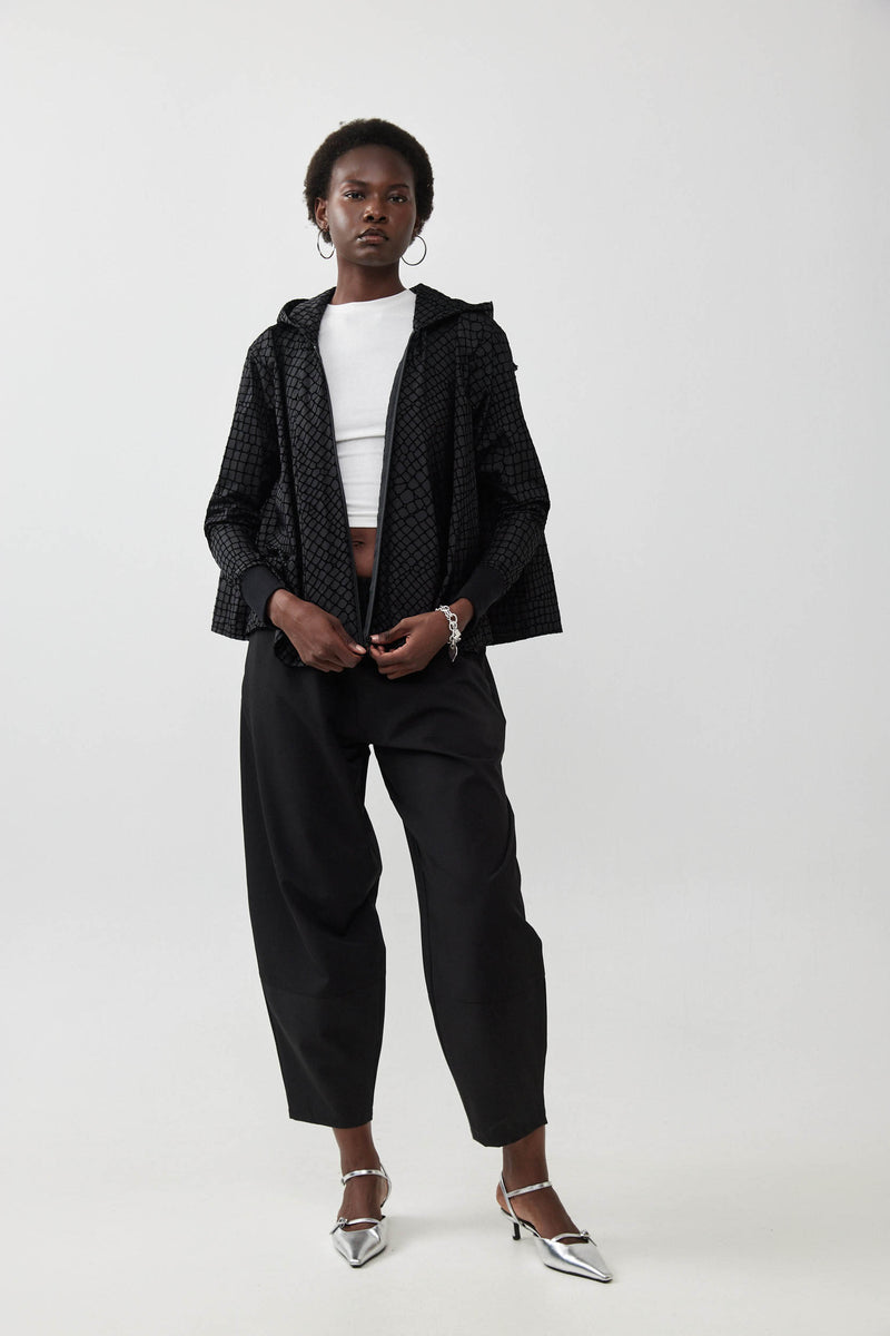 🧦 Autumn/Winter 2025/2026- The Bun zip up hoodie - BLACK SNAKE (NYLON)