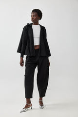 🧦 Autumn/Winter 2025/2026- The Bun zip up hoodie - BLACK SNAKE (NYLON)