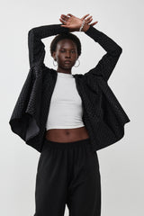 🧦 Autumn/Winter 2025/2026- The Bun zip up hoodie - BLACK SNAKE (NYLON)