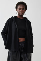 🧦 Autumn/Winter 2025/2026- The Bun zip up hoodie - Back to Black Cotton