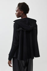 🧦 Autumn/Winter 2025/2026- The Bun zip up hoodie - Back to Black Cotton