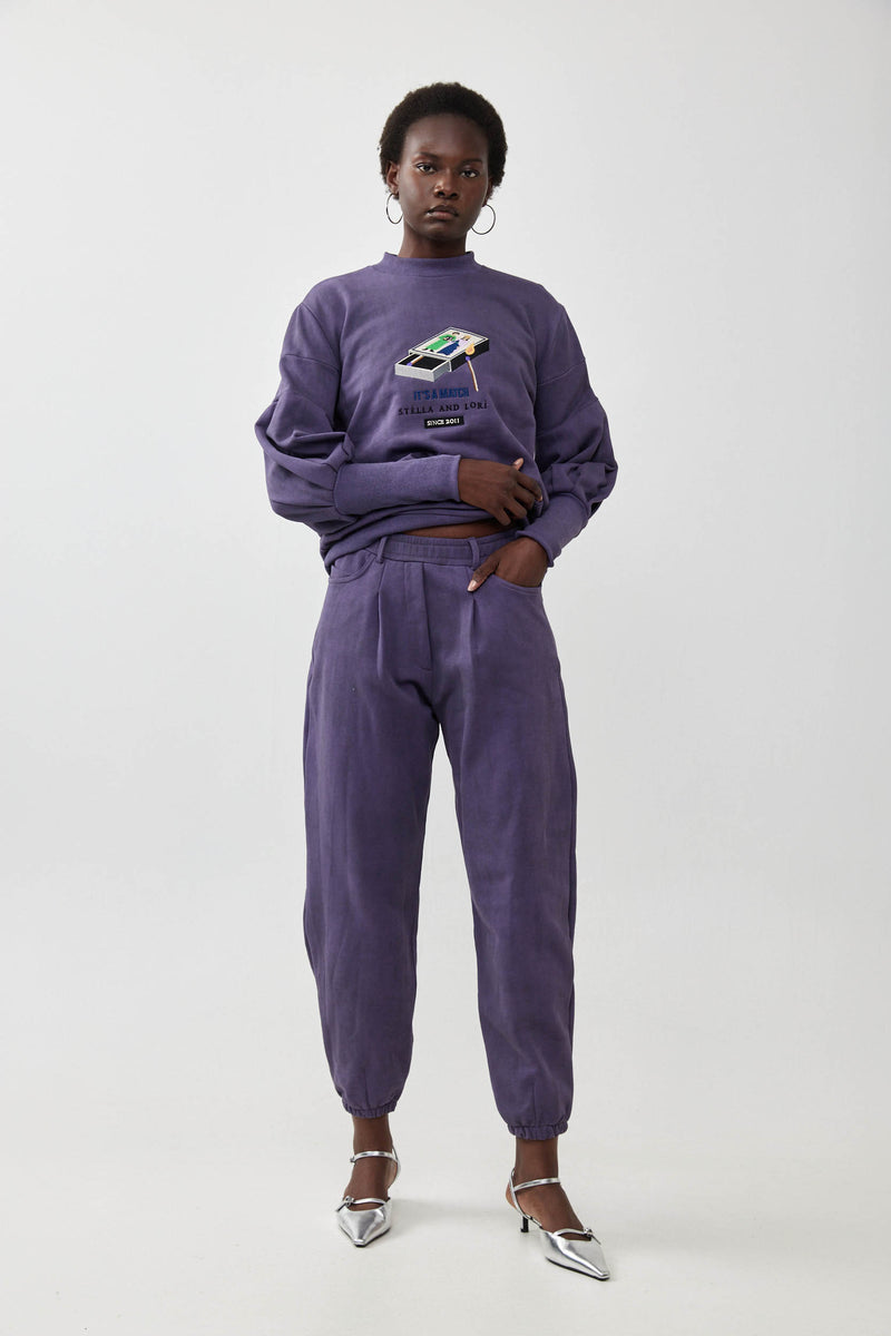 🧦Autumn/Winter 2025/2026- The Lot Sweatshirt - Dusty purple 🚬