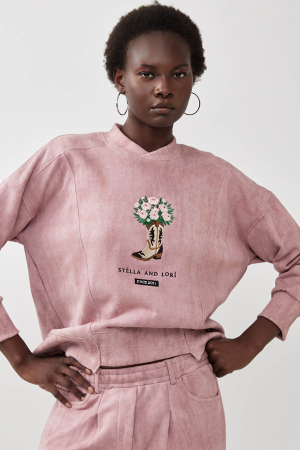 🧦Autumn/Winter 2025/2026- Mr Arthur Sweatshirt - Dusty Pink