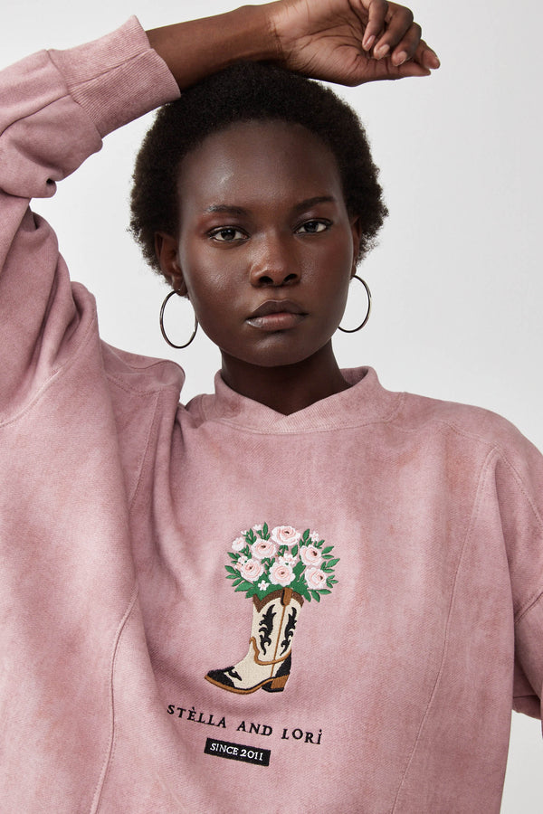 🧦Autumn/Winter 2025/2026- Mr Arthur Sweatshirt - Dusty Pink