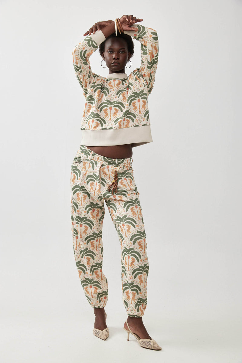 🧦 Autumn/Winter 2025/2026  - Mom’s joggers- Palm 🌴 and Tigers 🐅
