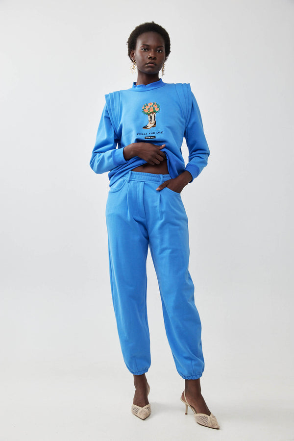 🧦 Autumn/Winter 2025/2026  - Mom’s joggers- Powder Blue