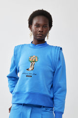 🧦Autumn/Winter 2025/2026 - Napoleon sweatshirt - Cornflower Blue