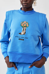 🧦Autumn/Winter 2025/2026 - Napoleon sweatshirt - Cornflower Blue